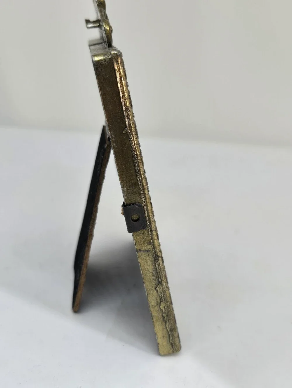 Vtg Italian Ornate Metal Photo Frame